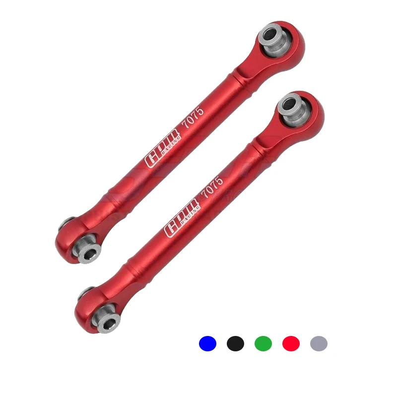 Tirante dello sterzo anteriore in alluminio da 2 pezzi, per parti di aggiornamento ARRMA 1/8 MOJAVE 4X4 4S BLX Desert Truck RTR-ARA4404T1/T2