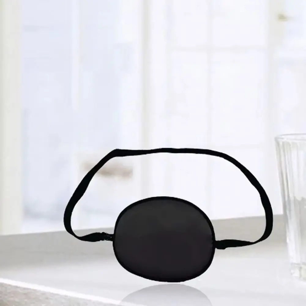 Skin Friendly Adjustable Pirate Eye Patch Washable Soft Vision Care Eye Cover Cosplay Eye Patch Daily Eye Protection