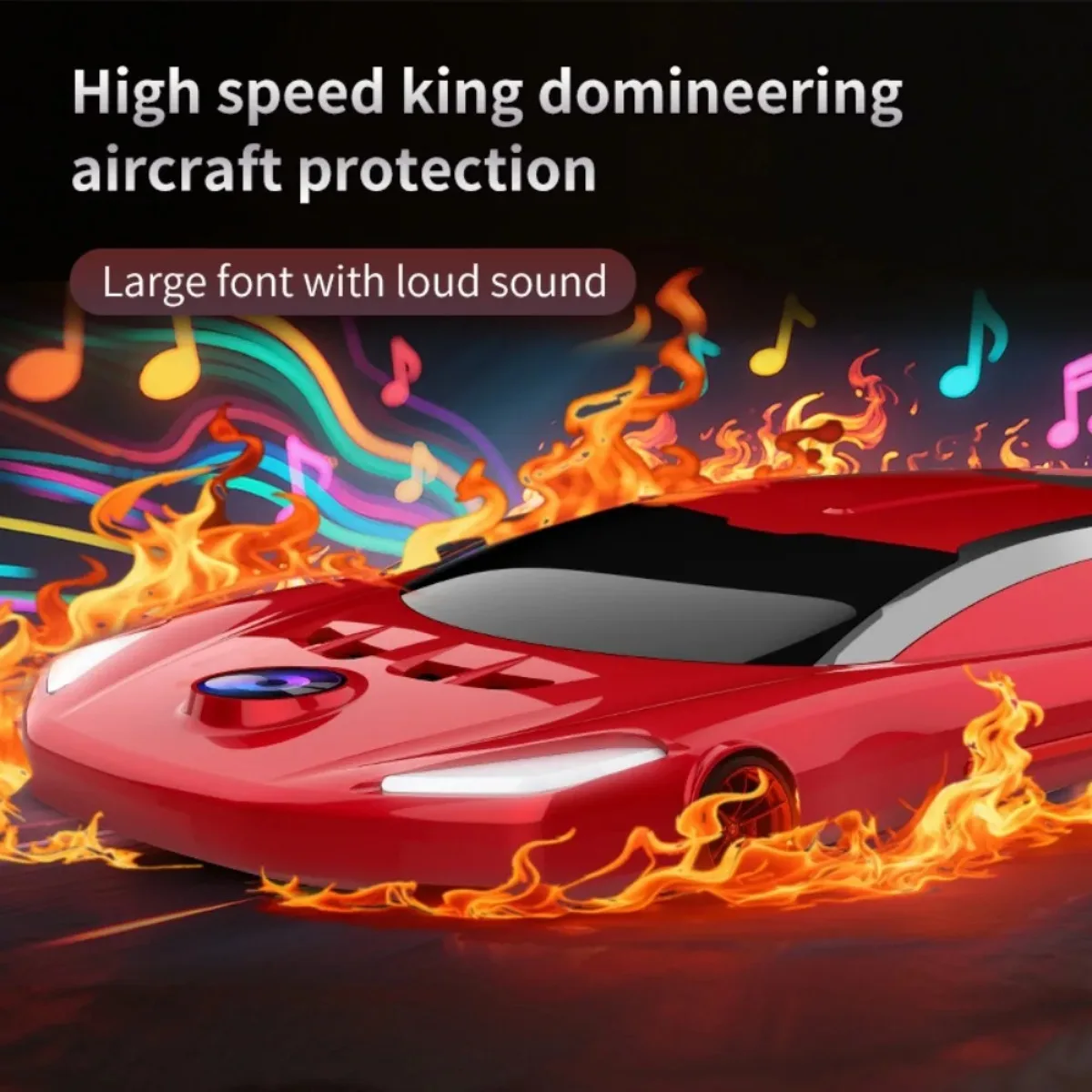 UNIWA T25 4G Stylish Smartphone Engine Sound Sports Car Appearance 4.5” Android 8.1 Dual SIM 3GB+32GB 4000mAh Whatsapp Cellphone