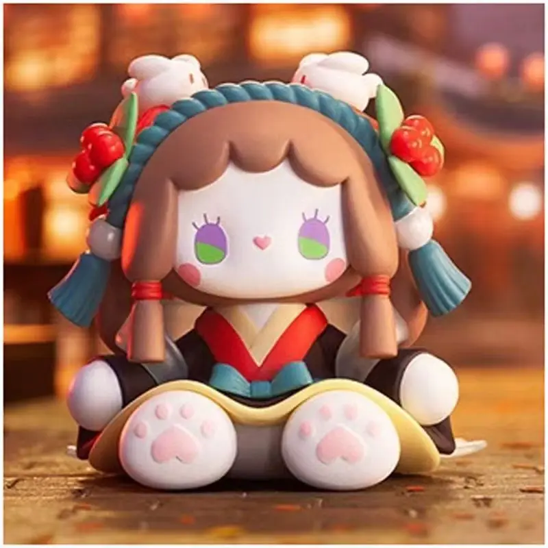 Original Emma Chinese Lantern Festival series blind box Toys model Confirm Style Cute Anime Figure Gift Surprise box