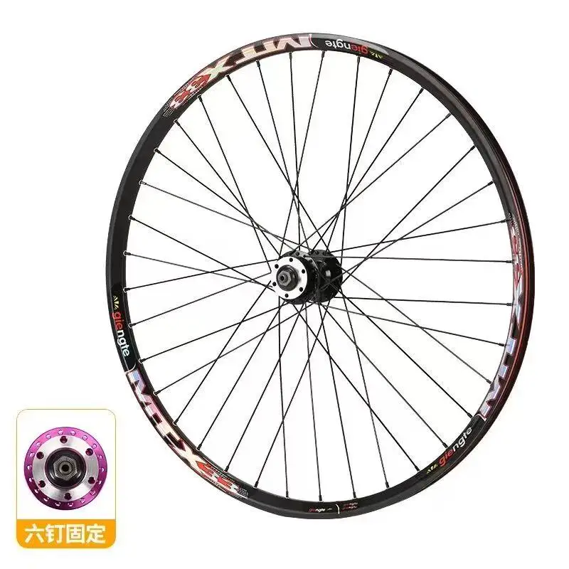 MTX Alloy Quick Release Naaf MTB Mountainbike Wielset - 26/27,5 Inch HG Freehub 120 POE Compatibel met 21/24 Versnellingen Cassette ​