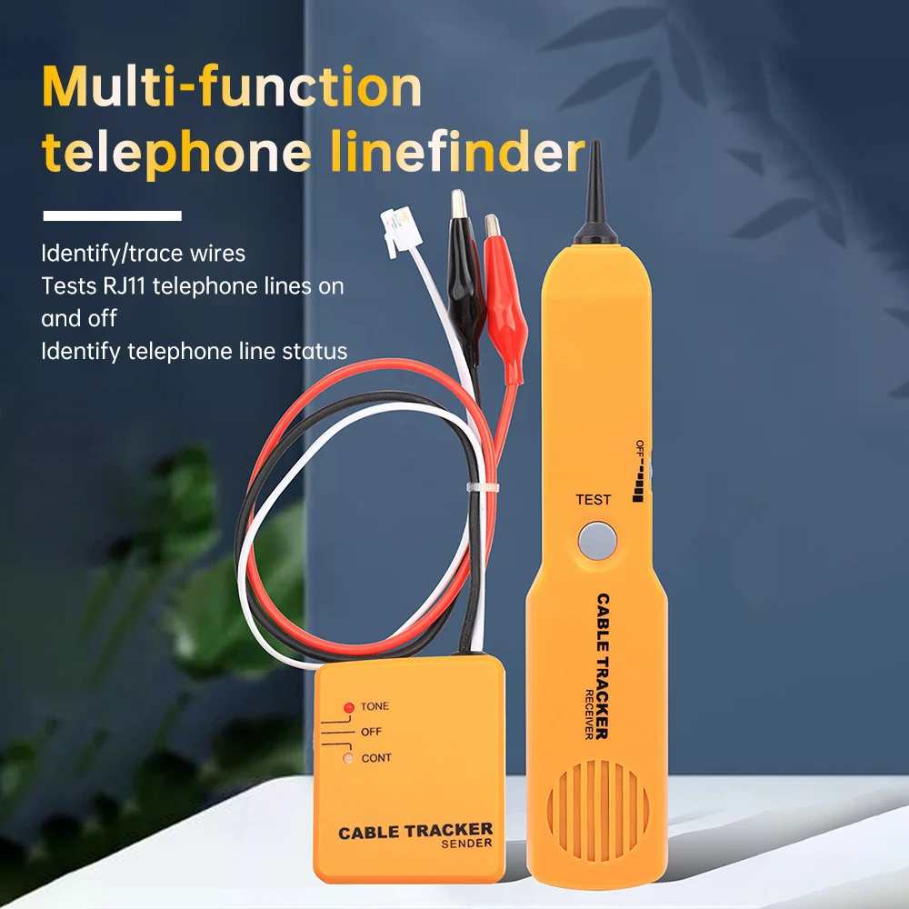 Multifunctional Fiber Optic Network Anti-Interference Line Detector Network Cable Patrol Device for Communication Engineering