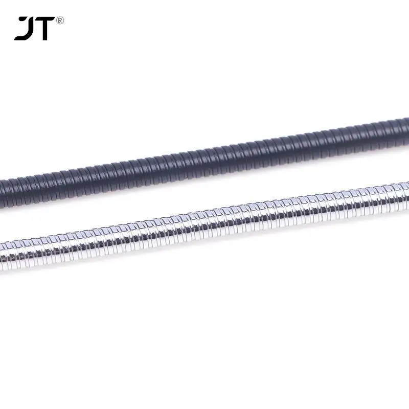 10/20/30/40cm M4 Flexible Snake Tube LED Gooseneck M4 Black Silver Microphone Positioning Hose Two External Teeth