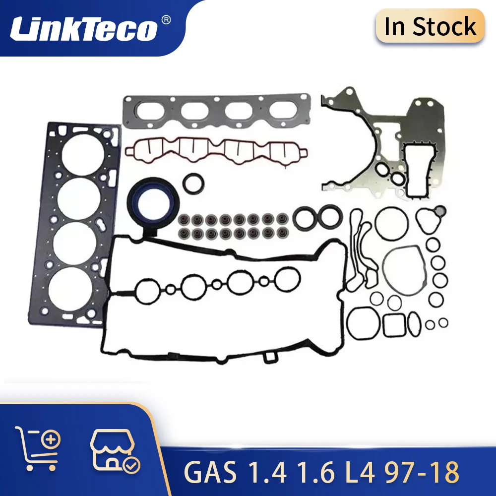 

Engine Parts Cylinder Head Gasket Set Fit 1.4 1.6 L4 GAS For 97-18 BUICK EXCELLE CHEVROLET AVEO CRUZE DAEWOO NEXIA HOLDEN OPEL