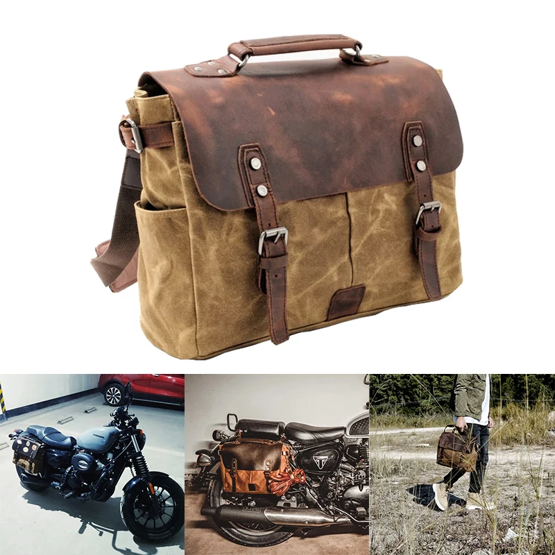 Водонепроницаемая боковая сумка для мотоцикла, универсальная ретро сумка на заднее сиденье, уличная сумка на плечо, мотоциклетная хвостовая сумка для HONDA CM300 500