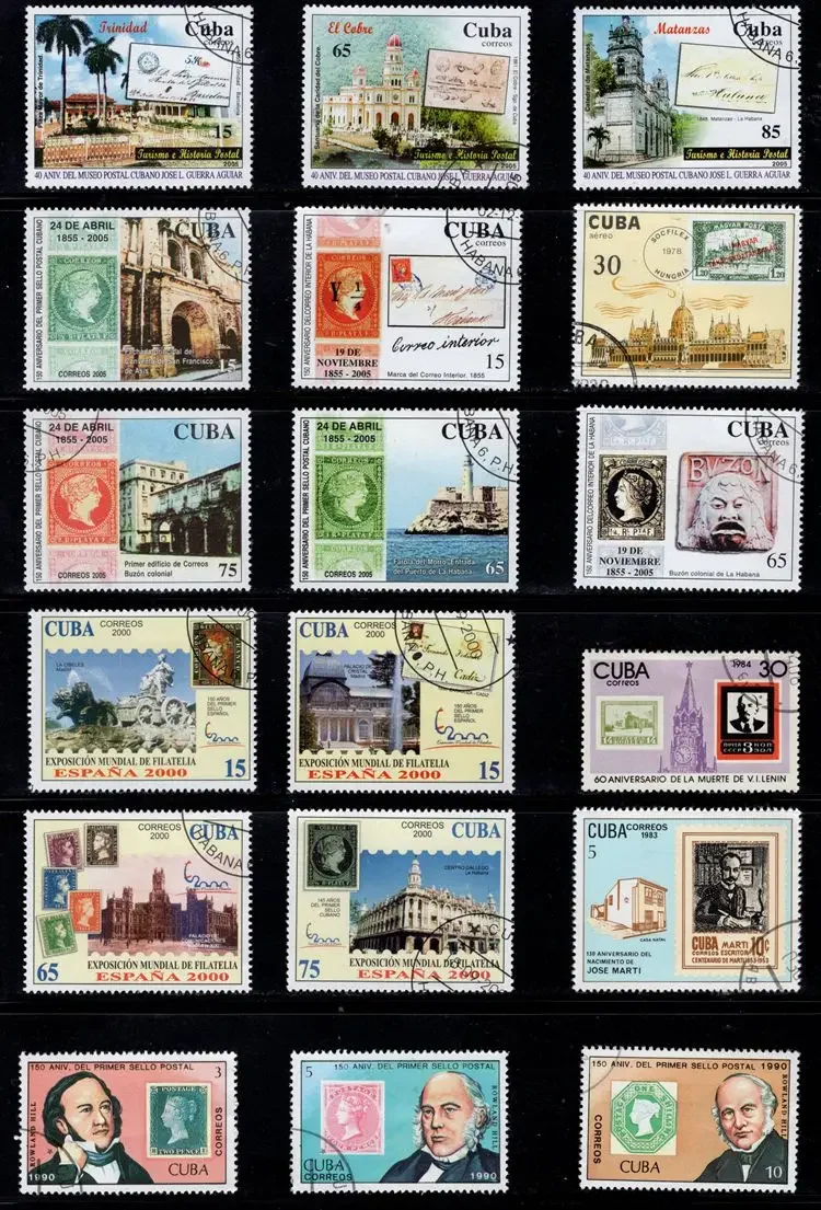 50Pcs/Lot Stamps on Stamps Topic All Different From Many Countries NO Repeat Postage Stamps with Post Mark for Collecting