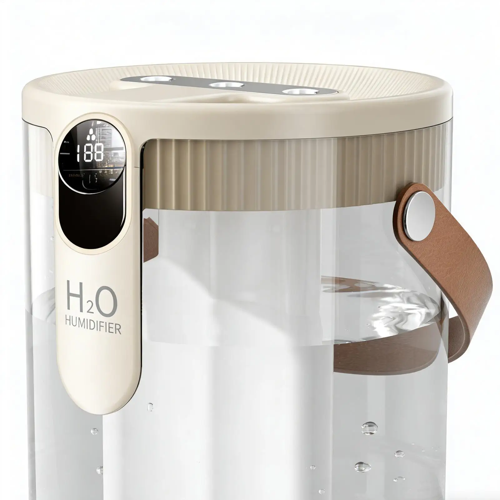 

Увлажнители для спальни, 2,5 л, тихий туманообразователь, 5 уровней тумана, портативный увлажнитель с 3 насадками для спальни, домашнего стола, путешествий