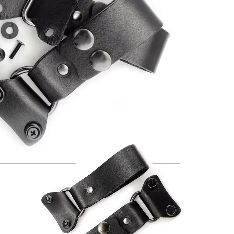 

Натуральная коровья кожа, прямые ножи, ремни с комплектами фурнитуры для ножей, ножны, кобуры, система переноски