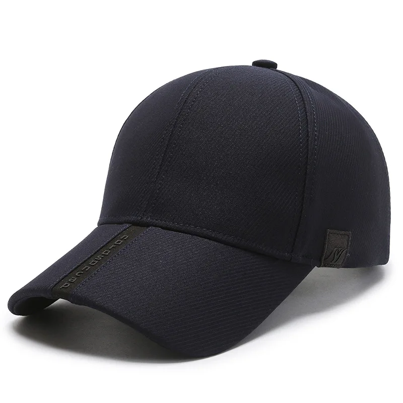 High Quality Baseball Cap Men\'s Cotton Dad Hat Trucker Hats Outdoor Sports Hat New Solid Color Adjustable56-60cm Peaked Caps