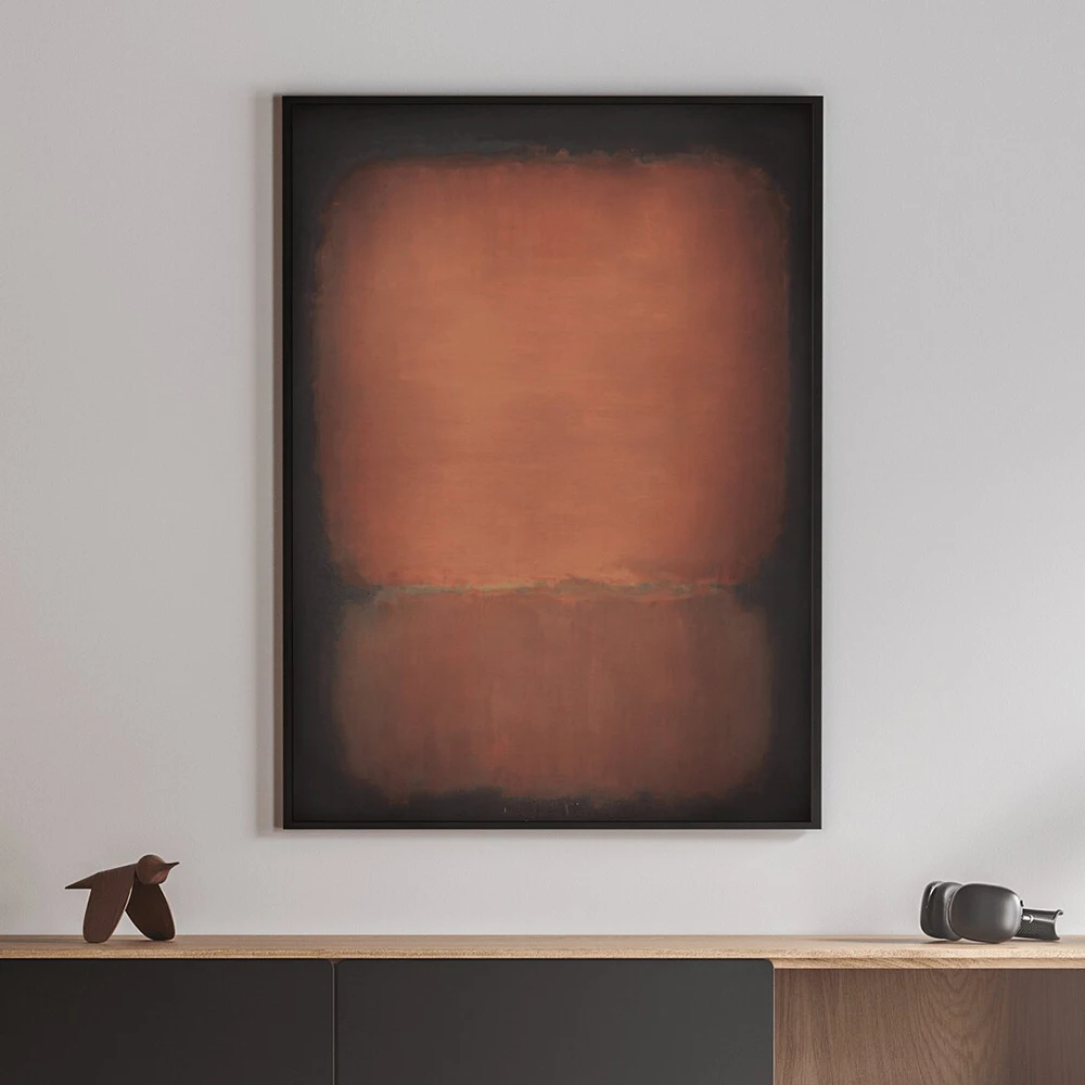 Mark Rothko Canvas Wall Art Print Abstract Poster Mural for Living Room Bedroom Wall Office Wall Decor Gift for Friends Unframed