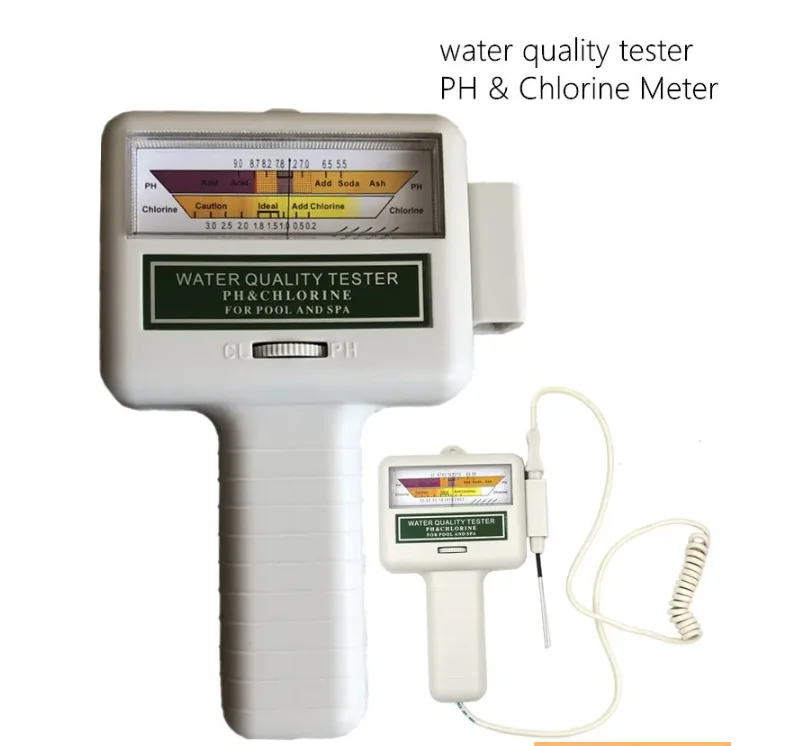 CL2 Residual Chlorine Tester Portable 2 in 1 PH Chlorine Meter PC-102 PH Chlorine Water Quality Testing Device For Pool Aquarium