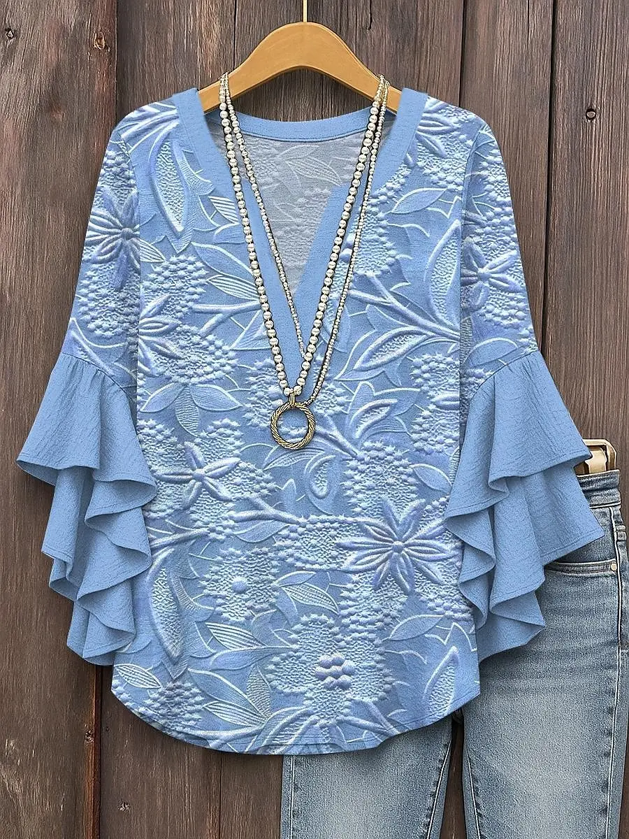 Personalized Printed Women's Crew Neck T-shirt Polyester Lightweight Breathable Korean Trend Women's Top