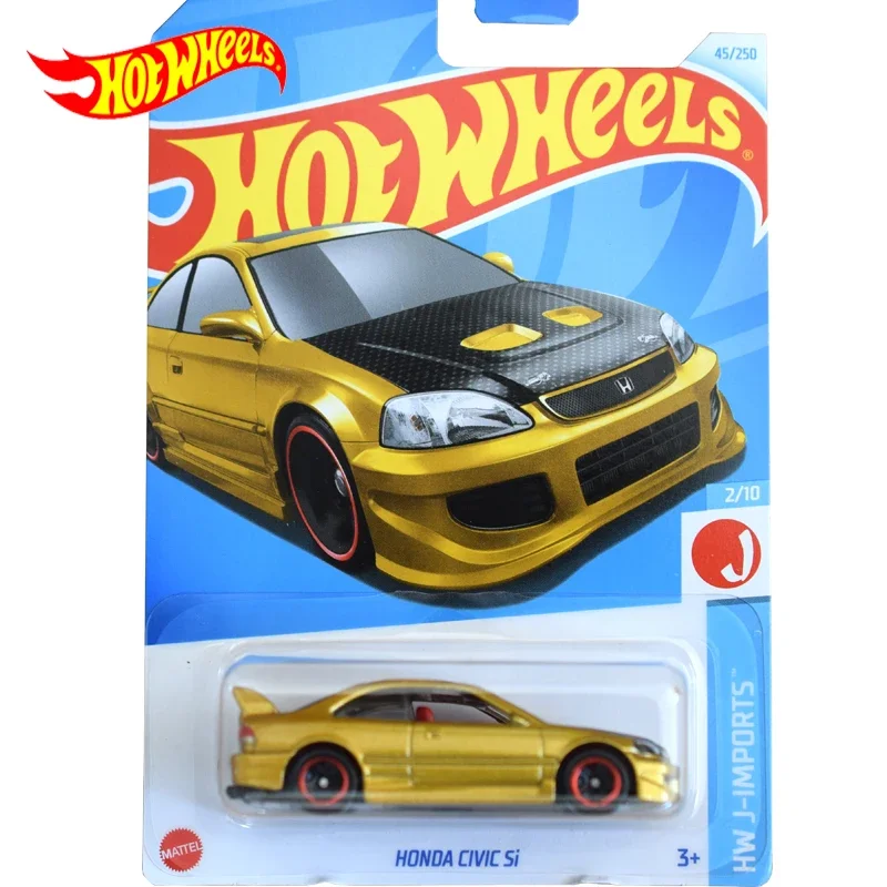 Hot Wheels-Honda Civic Si Diecast Veículo Liga para Crianças, Coleção Original, Presente Kids, 1:64