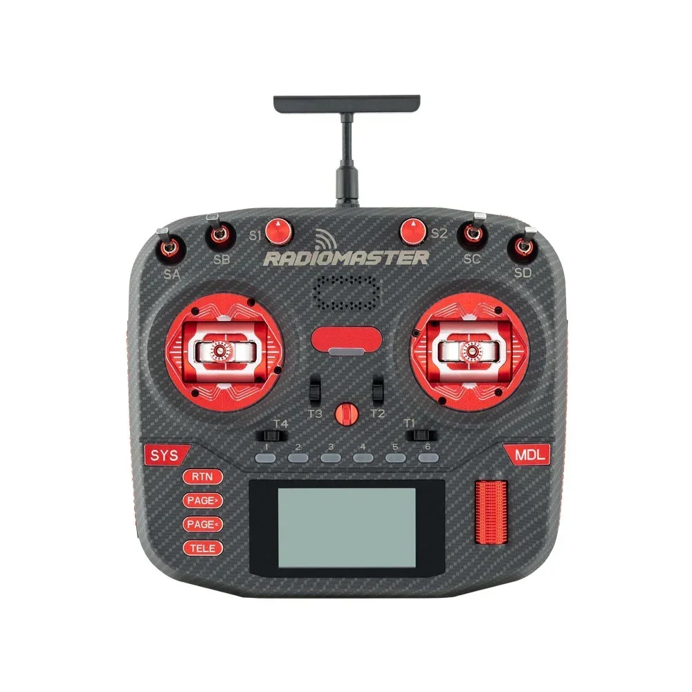RadioMaster Boxer Max Version With CNC AG01 Hall Gimbals Carbon Fiber ExpressLRS 2.4G 16ch Transmitter Remote Control view 4