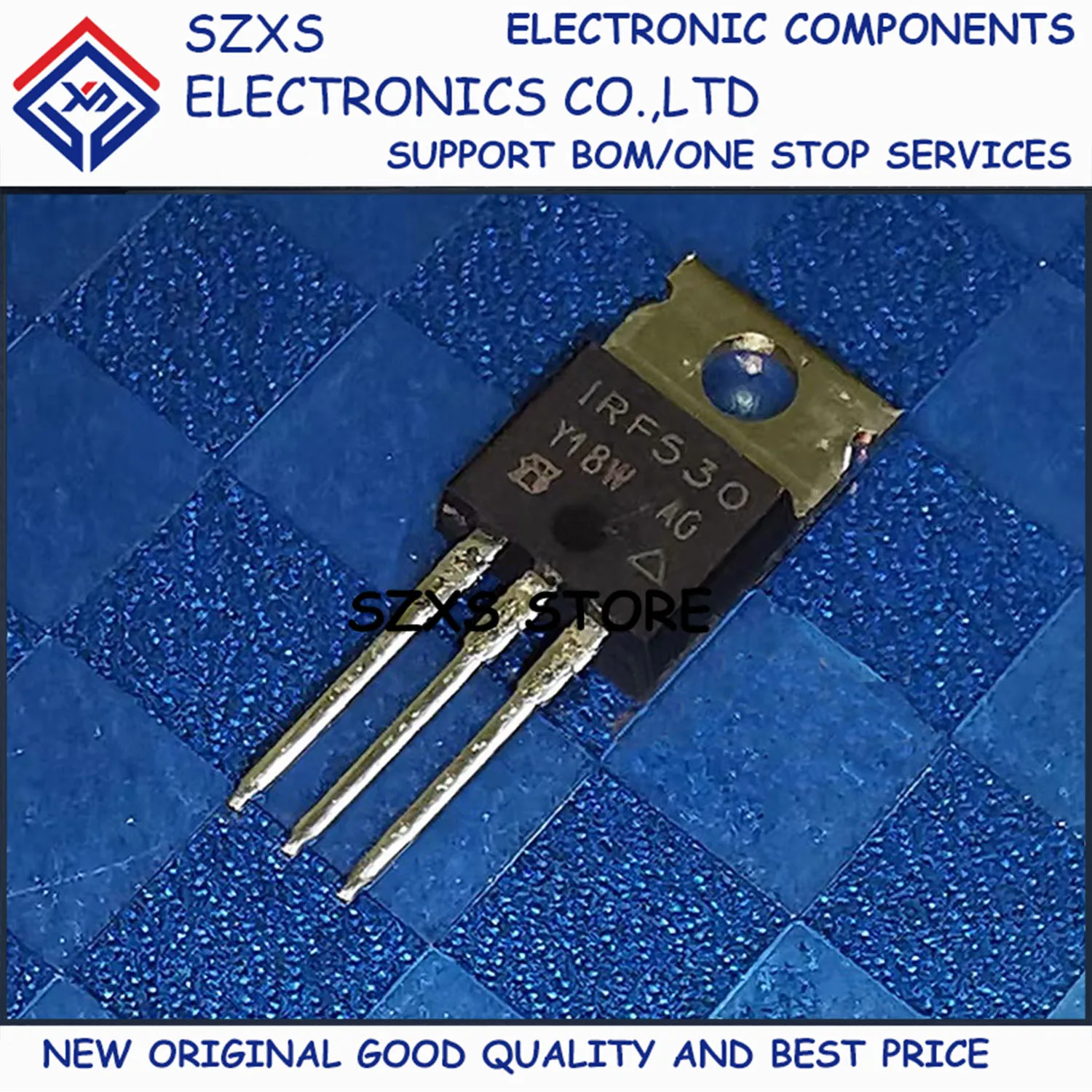 

New Original 10Pcs IRF530 IRF530PBF TO-220 100V 14A MOSFET Field Effect Transistor In Stock Electronic Components Good Quality