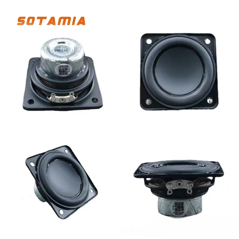 SOTAMIA 2Pcs Mini Full Range Auido Speaker 4 Ohm 10W Home Music altoparlante per basso da 2 pollici Soundbar fai da te per altoparlante Bluetooth JBL