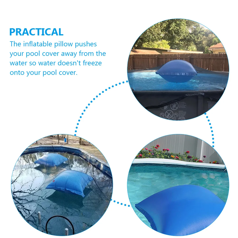 

Inflatable Pool Pillow PVC Material Winter Float Foldable Swimming Cushion Outdoor Pool Floats Above Ground Pools