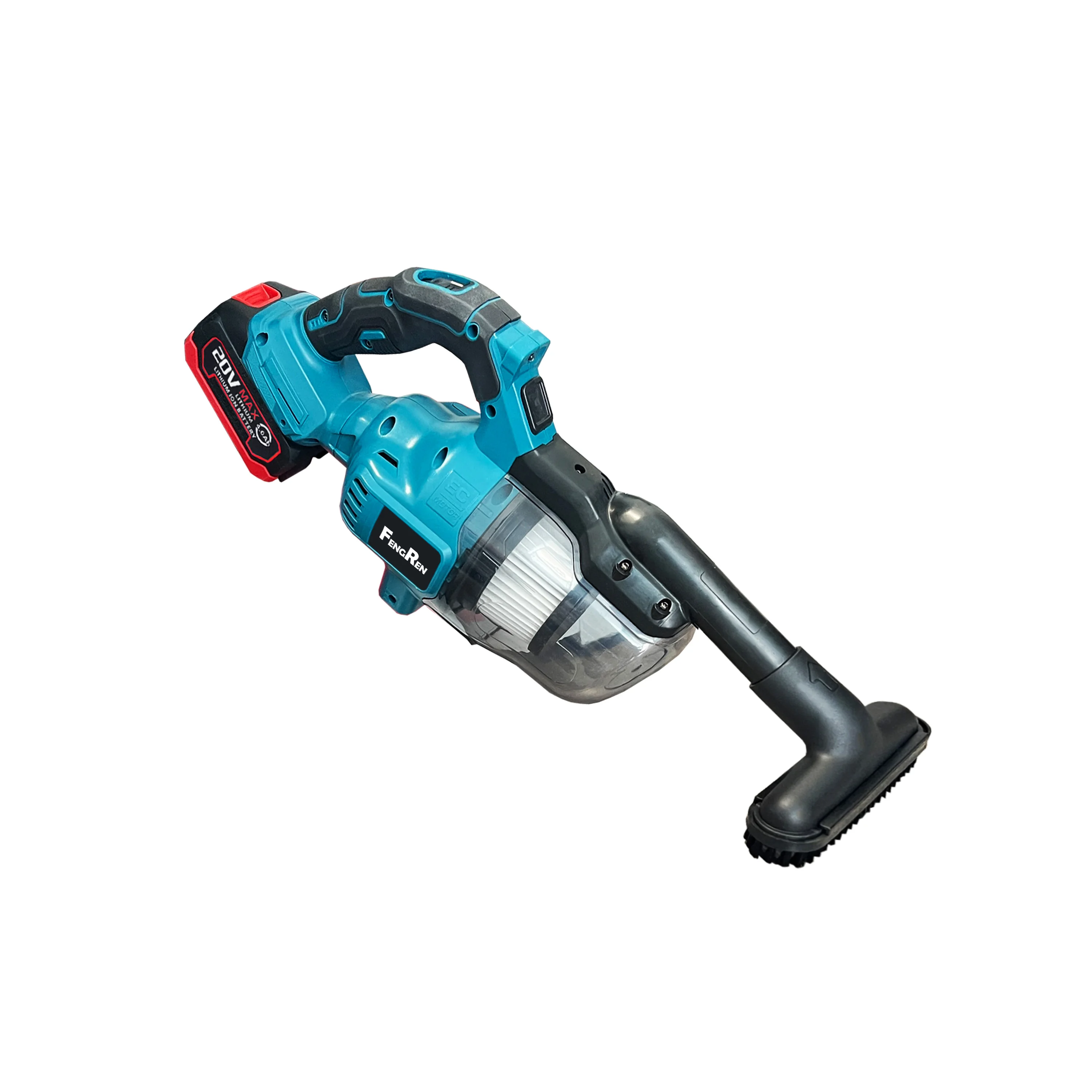 مكنسة كهربائية صناعية محمولة باليد بقوة 20 فولت، مكنسة كهربائية ليثيوم لاسلكية