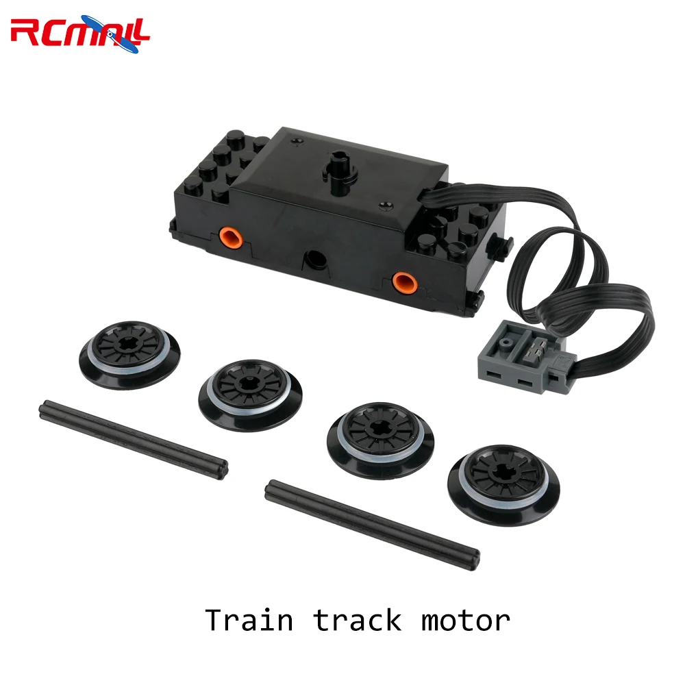 Train Track Motor Set Power Functions Parts Battery Case Infrared Remote Controller Receiver MOC Building Blocks for Legoeds