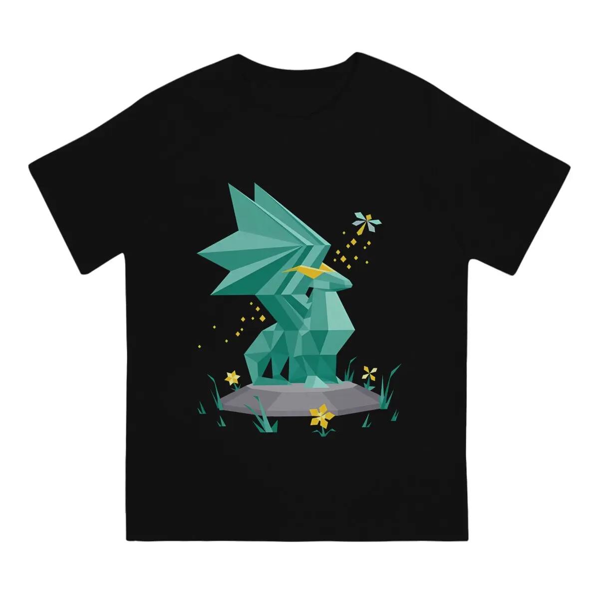 Men's Crystal Guardian T Shirt Spyro The Dragon Game Clothing Unique Short Sleeve Round Neck Tee Shirt Printed T-Shirts