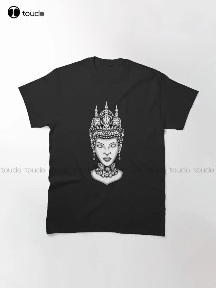 Apsara Klassieke T-shirt Shirts Voor Tienermeisjes Hoge Kwaliteit Schattige Elegante Mooie Kawaii Cartoon Zoete Harajuku Katoen Tee Shirts