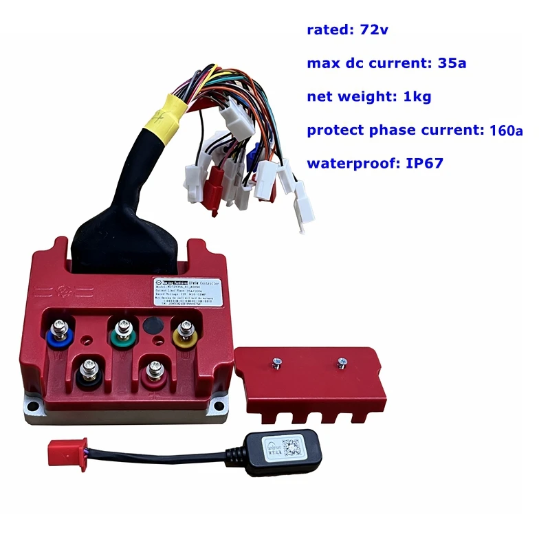 NBpower/FarDriver Programmable ND7235 72V 35A 160A Controller for BLDC Electric Scooter Bike Motor