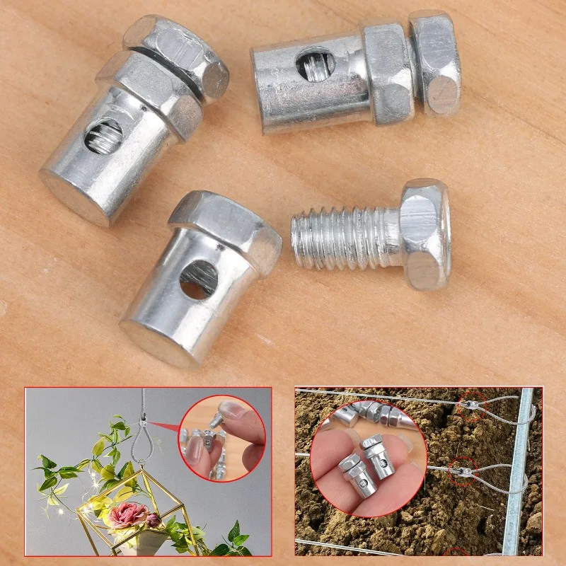 خنق كابل سدادة المشبك للدراجات النارية سكوتر ATV الترابية دراجة الفرامل سلك نهاية الضابط المسمار تثبيت مشبك جزء عالمي