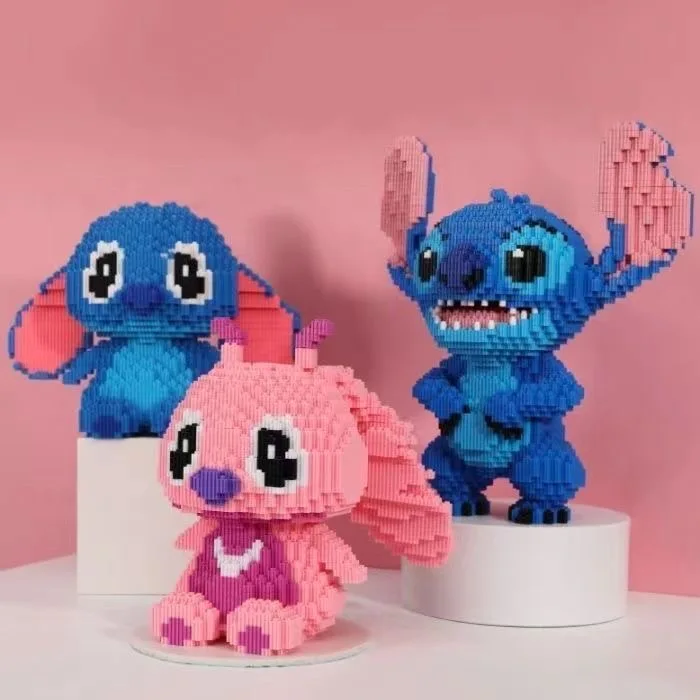 Grand puzzle 3D Stitch importer Night pour enfants, jouet à assembler soi-même, cadeau d'anniversaire, décoration de bureau, livraison rapide, 30cm