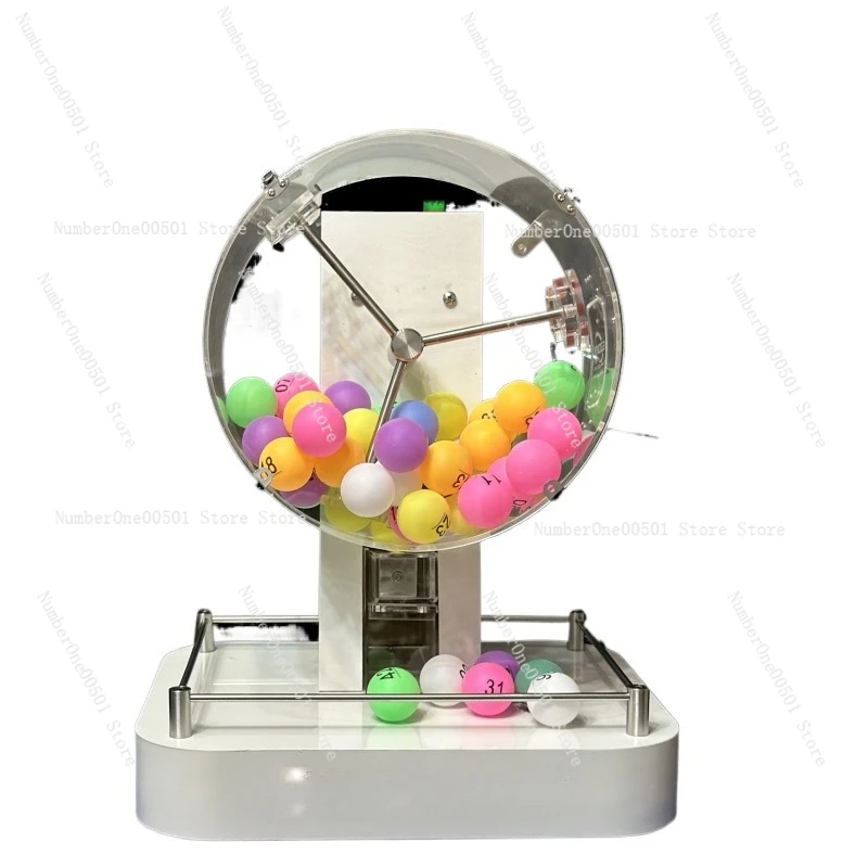 50-100 Ball Electric Automatic Bingo Cage Lucky Game Playing Machine Hot Selling Electric Acrylic Lottery Machine