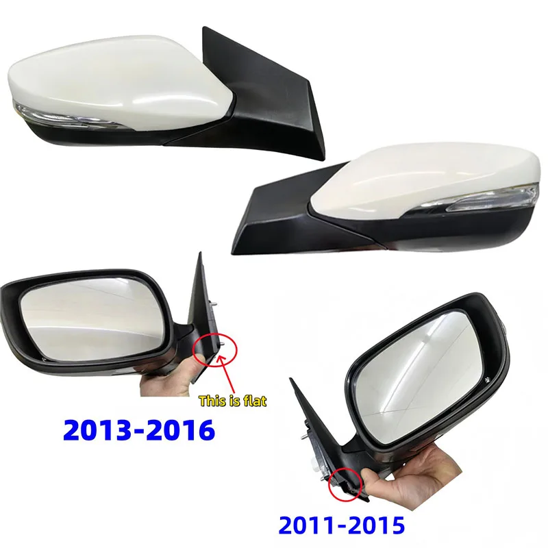

For Hyundai ELANTRA/AVANTE 2011-2015 2013-2016 Exterior Rearview Mirror Assembly OE L:87610-3X120 R:87620-3X120 8-PIN