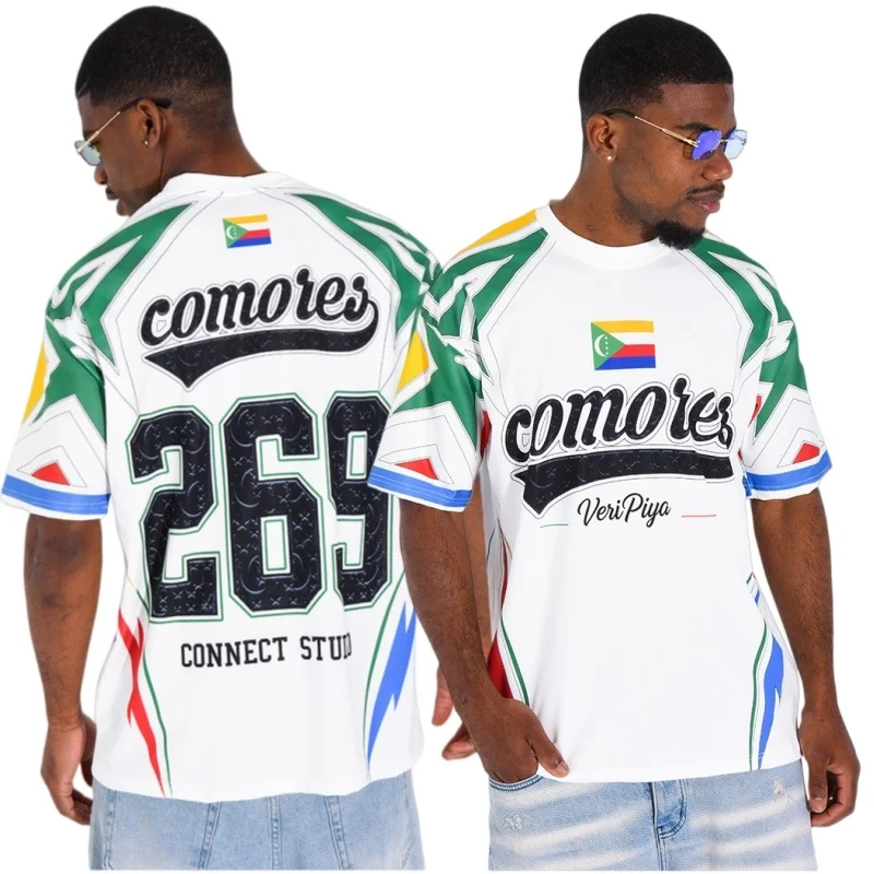 Comoros 269  for Fans  Multi-Color Loose Fit Breathable Light and Thin Fashion Hot Sale Plus Size Comfort Family Kids Tees