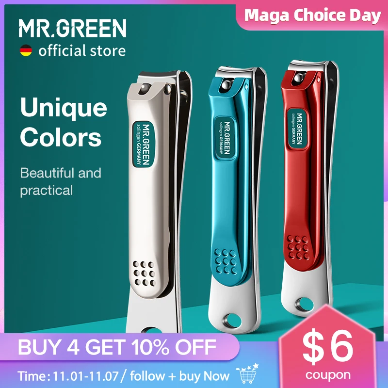 Curved Nail Clippers and Manicure Scissors