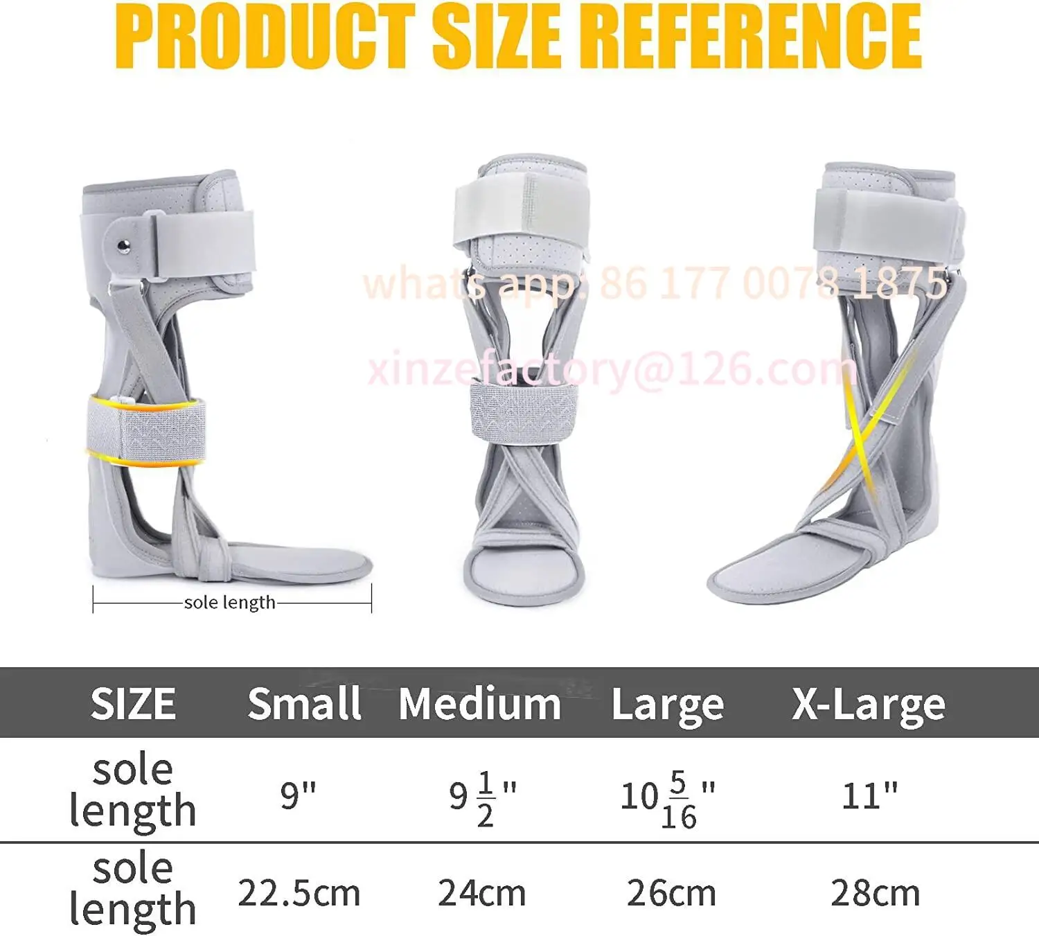 Customizable Ankle Foot Orthosis Support  Drop Stroke Hemiplegia Valgus Orthosis Correction Shoes Protective