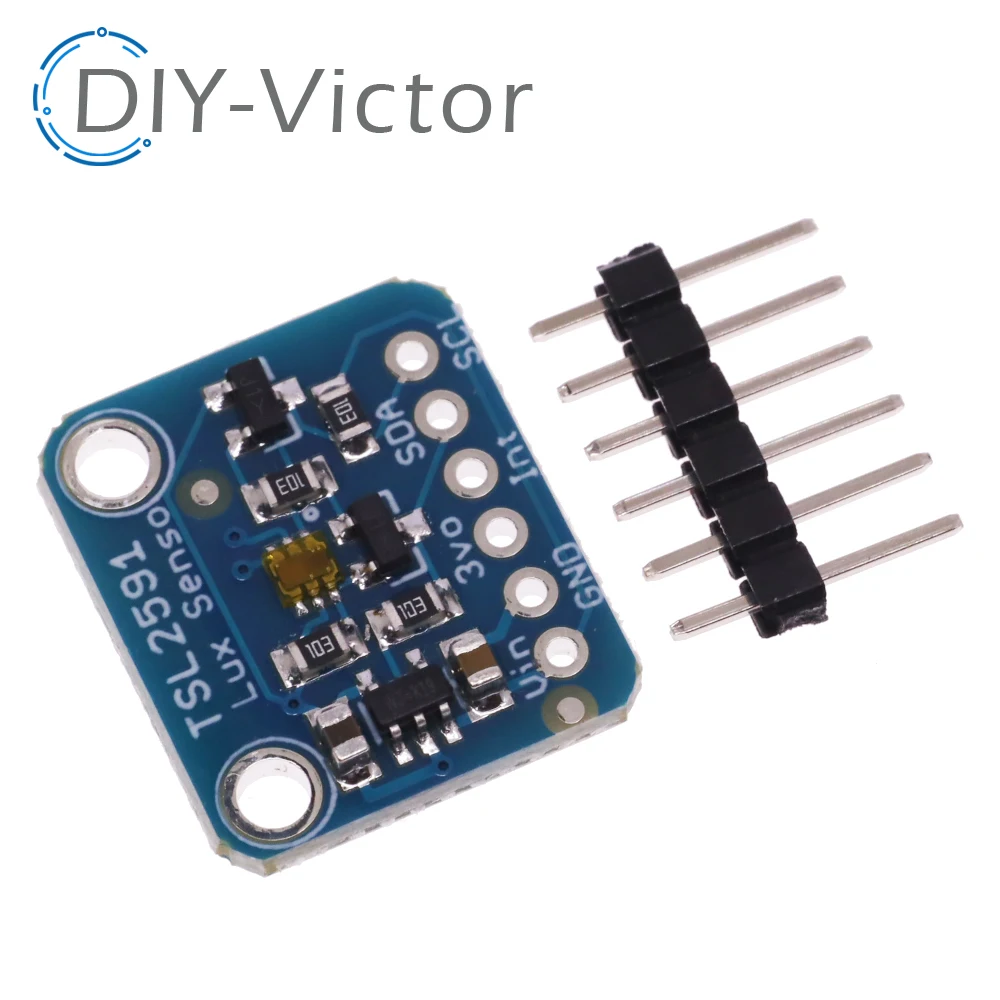 TSL2591 Digital Light Sensor Breakout Module High Dynamic Range Lux IR Infrared Full Spectrum Diodes Detect 3.3V-5V for Arduino