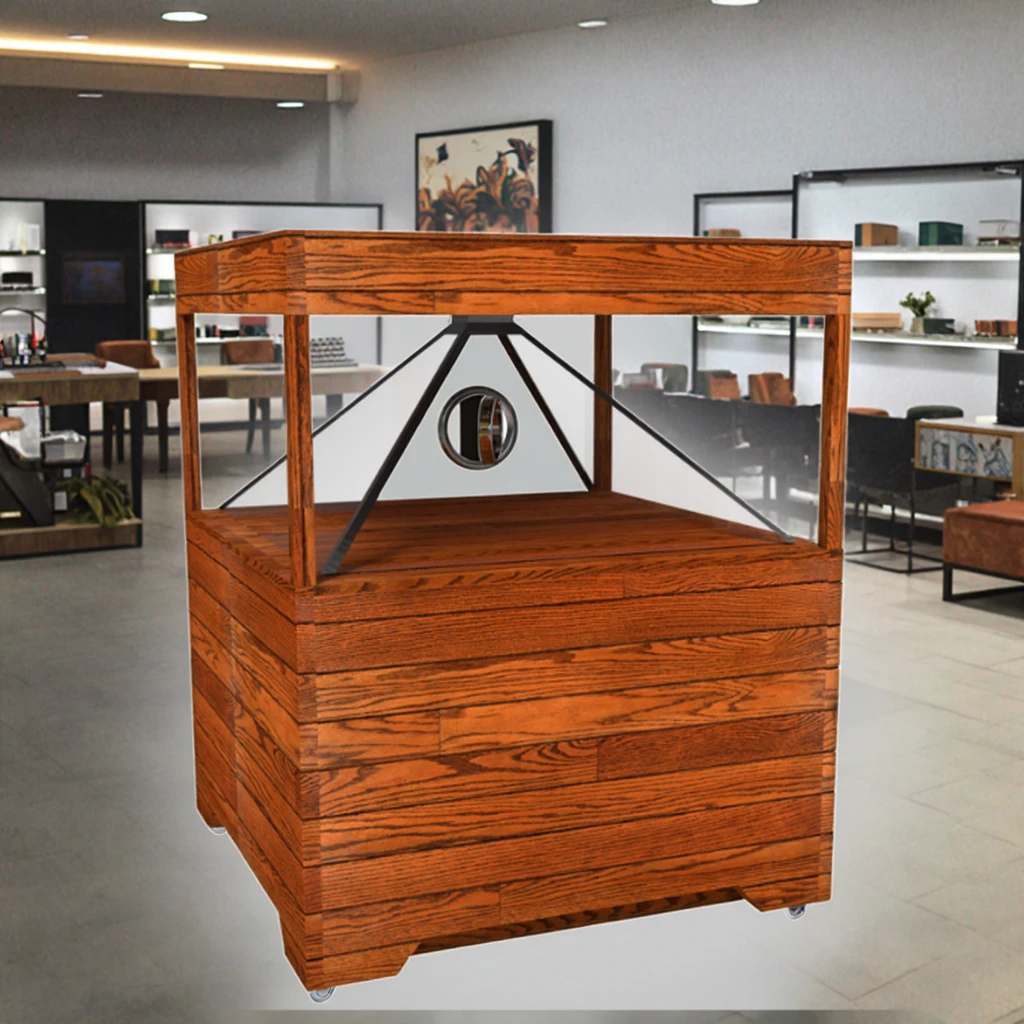 Werkseitig hergestellte 3D-Schmuckvitrine LCD-Vitrine