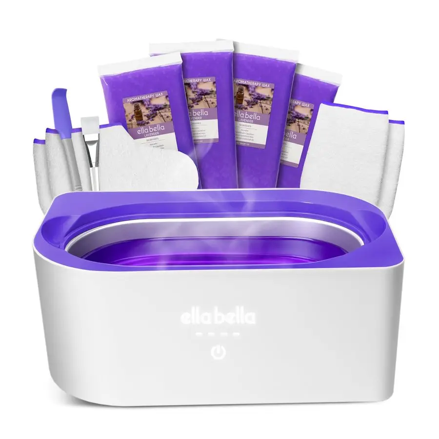 

BELLA Paraffin Wax Machine for Hand amp Feet Parafin Wax Warmer Everything in One Kit Paraffin Wax Refills, Mitts amp Booties So