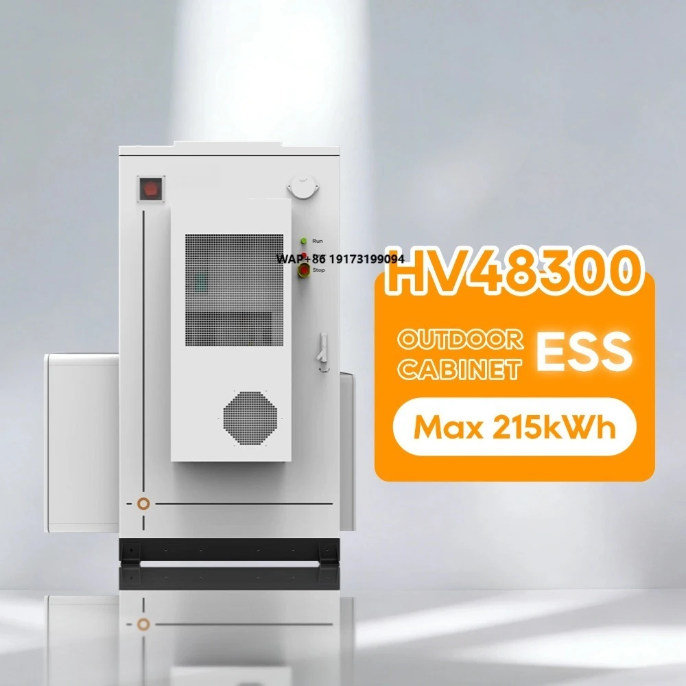 

HV48300 Scalable Battery System 215kWh MWh Capacity Highly Safe Smart Cloud Monitoring Lithium Battery