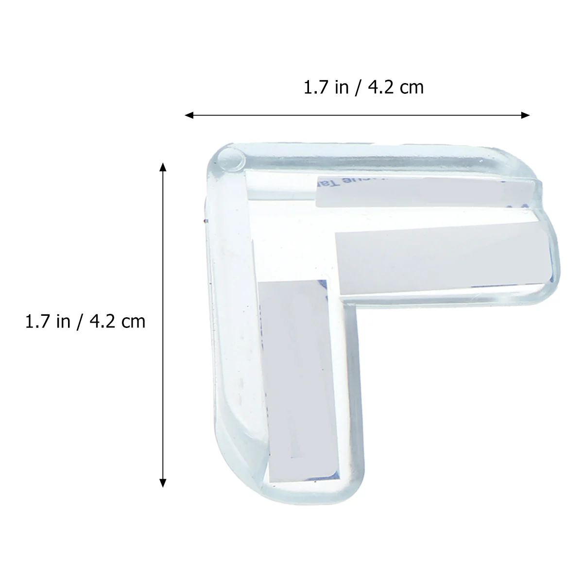 

12Pcs Kids Corner Guards Baby Safety Protector Double Layer L-Shaped PVC Anti-Collision Covers for Table Bed Bookcase Stair