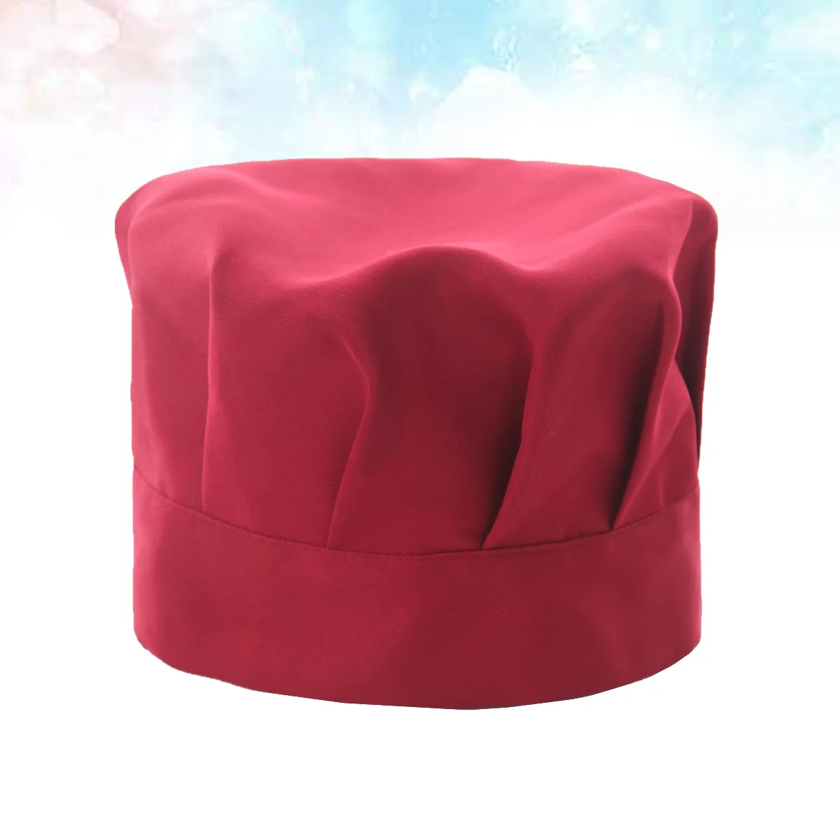 1pc Mushroom Hat Chef Hat Adjustable For Various Head Circumference Soft Skin-Friendly Fabric Comfortable Bouffant Working Cap