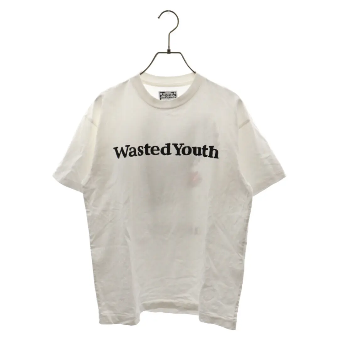 WASTED YOUTH EAGLE TEE VERDY PRINT COTTON SHORT SLEEVE T SHIRT CUT AND SEW