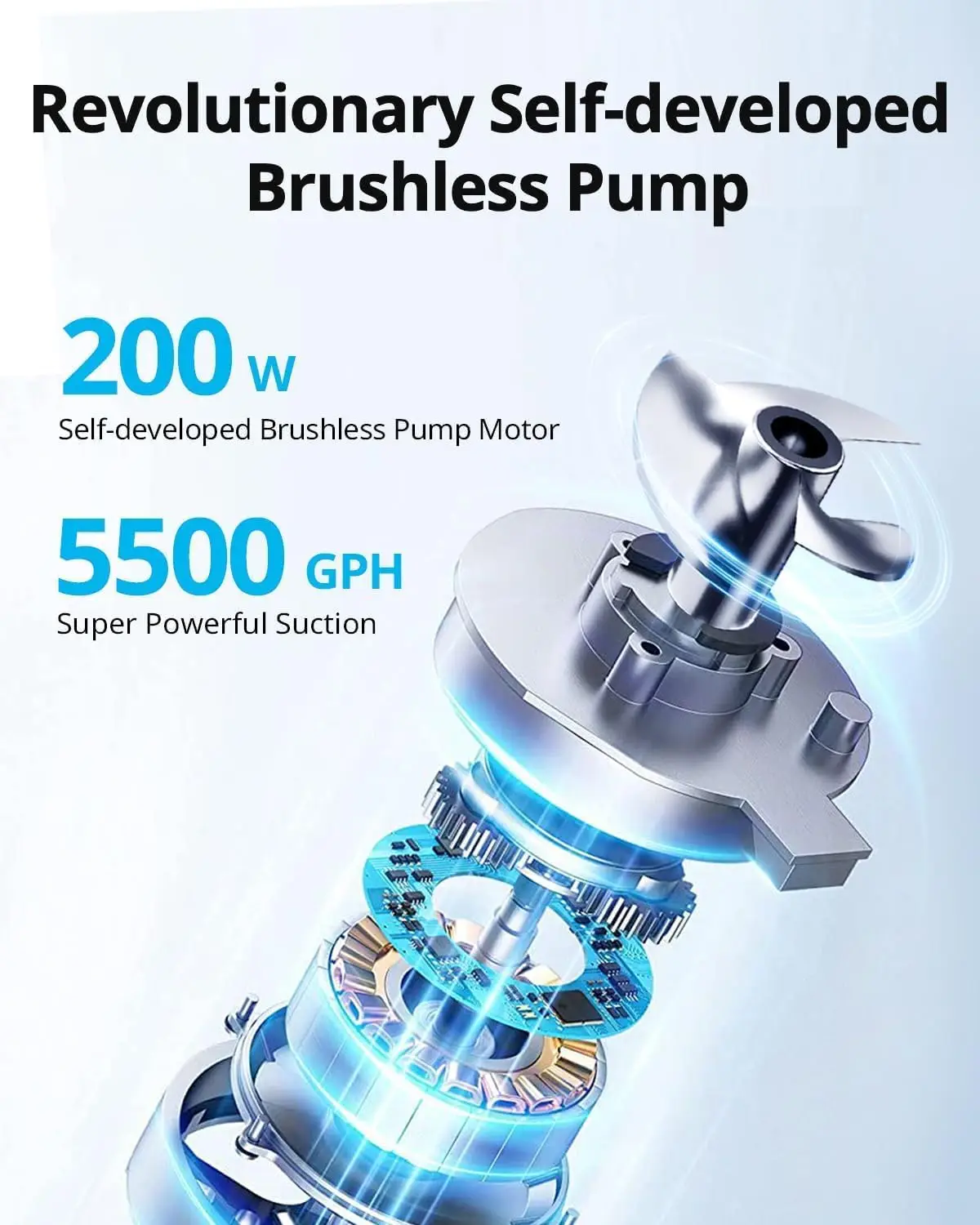 مكنسة حمام السباحة الآلية اللاسلكية من Beatbot AquaSense، تحسين المسار الذكي ينظف جدران الأرضية والخط المائي