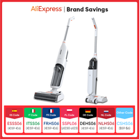 ILIFE W90 Cordless Wireless Wet Dry Smart Mop Washing , 5500Pa Suction, 1 Min Self Cleaning, Large Dual Water Tank