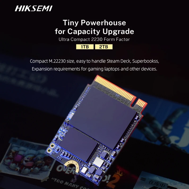 HIKSEMI 1TB 2TB M.2 SSD 2230 NVMe PCIe Gen 4x4 SSD for Steam Deck