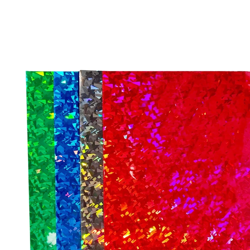 46x135cm Synthetic Leather PVC embossed holographic metal imitation leather fabric for home decoration accessories/ handbag