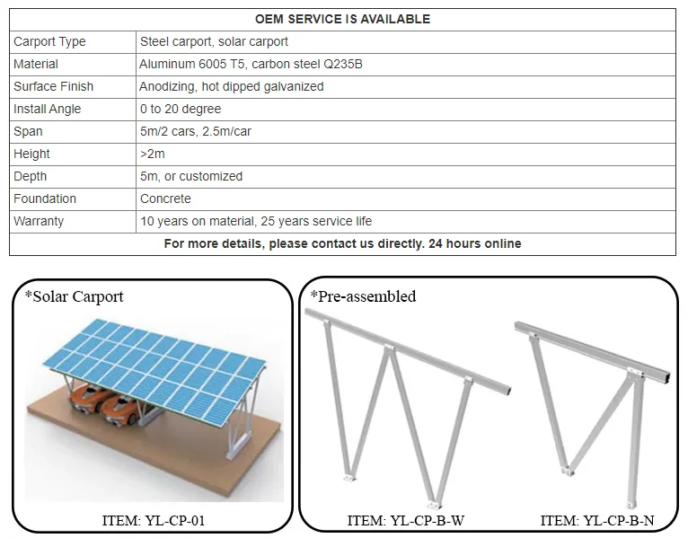 Carport Bracket Structures Mounted Pv Solar Panel Mounting System Bracket