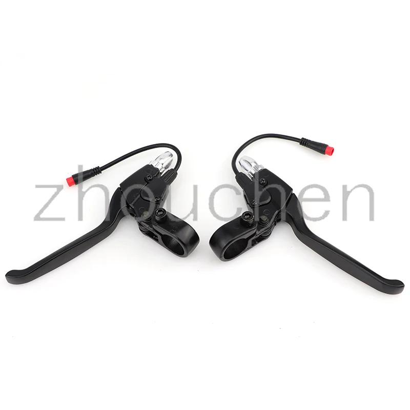 Electric Scooter Brake Level Handle Bar Replacement set All-aluminum Brakes wire waterproof insert For KUGOO G-Booster Scooter