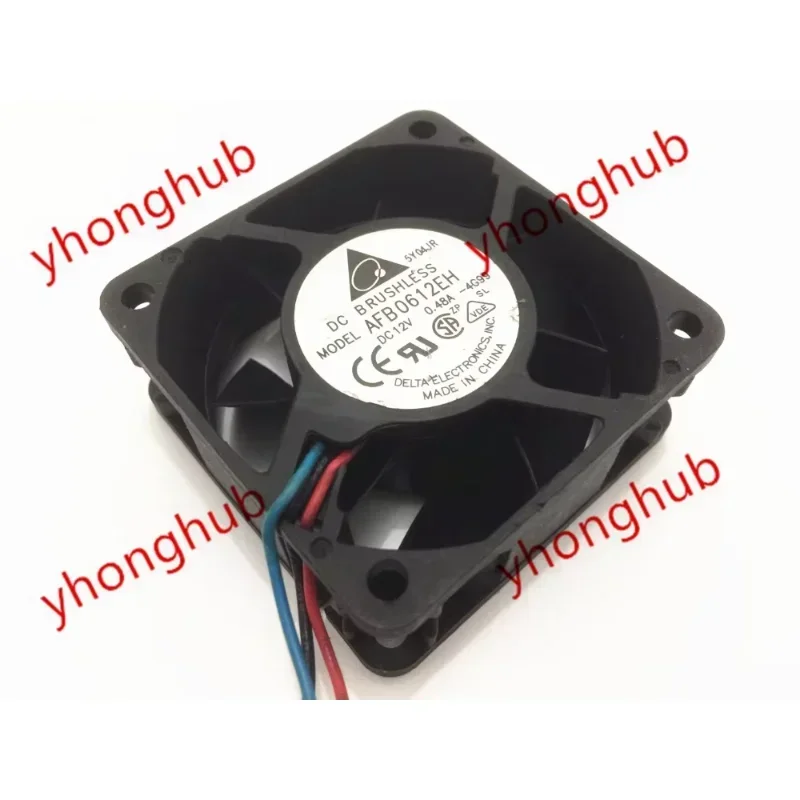 

Вентилятор охлаждения сервера Delta Electronics AFB0612EH 4G99 DC 12V 0.48A 60x60x25мм, 3-проводной