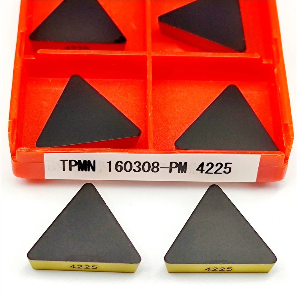 Chất Lượng Cao Xay Dụng Cụ Xoay TPMN160308 TPMN220408 PM4225 PM 4225 CNC LatheTool Carbide Lắp TPMN 160308 Thép Không Gỉ Chế Biến