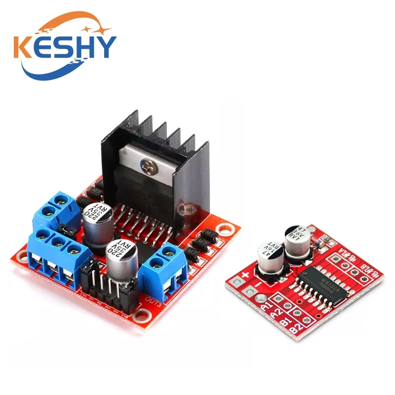 L298N DC Motor Driver Module L298N Stepper Motor Smart Car Robot Breadboard Peltier High Power L298 DC Motor Driver for Arduino