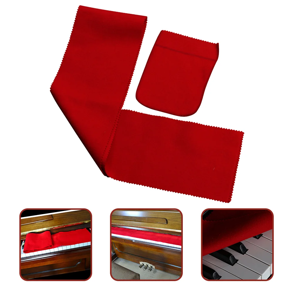 

Cloth for Piano Keyboard Foldable Keys Durable Protector Pure Cotton Cover Dust Polyester